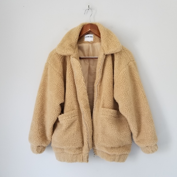 I Am Gia Pixie Teddy Coat Jacket - Picture 2 of 9